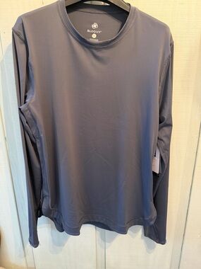 BolqUV Long Sleeve Performance Shirt - Slate Blue